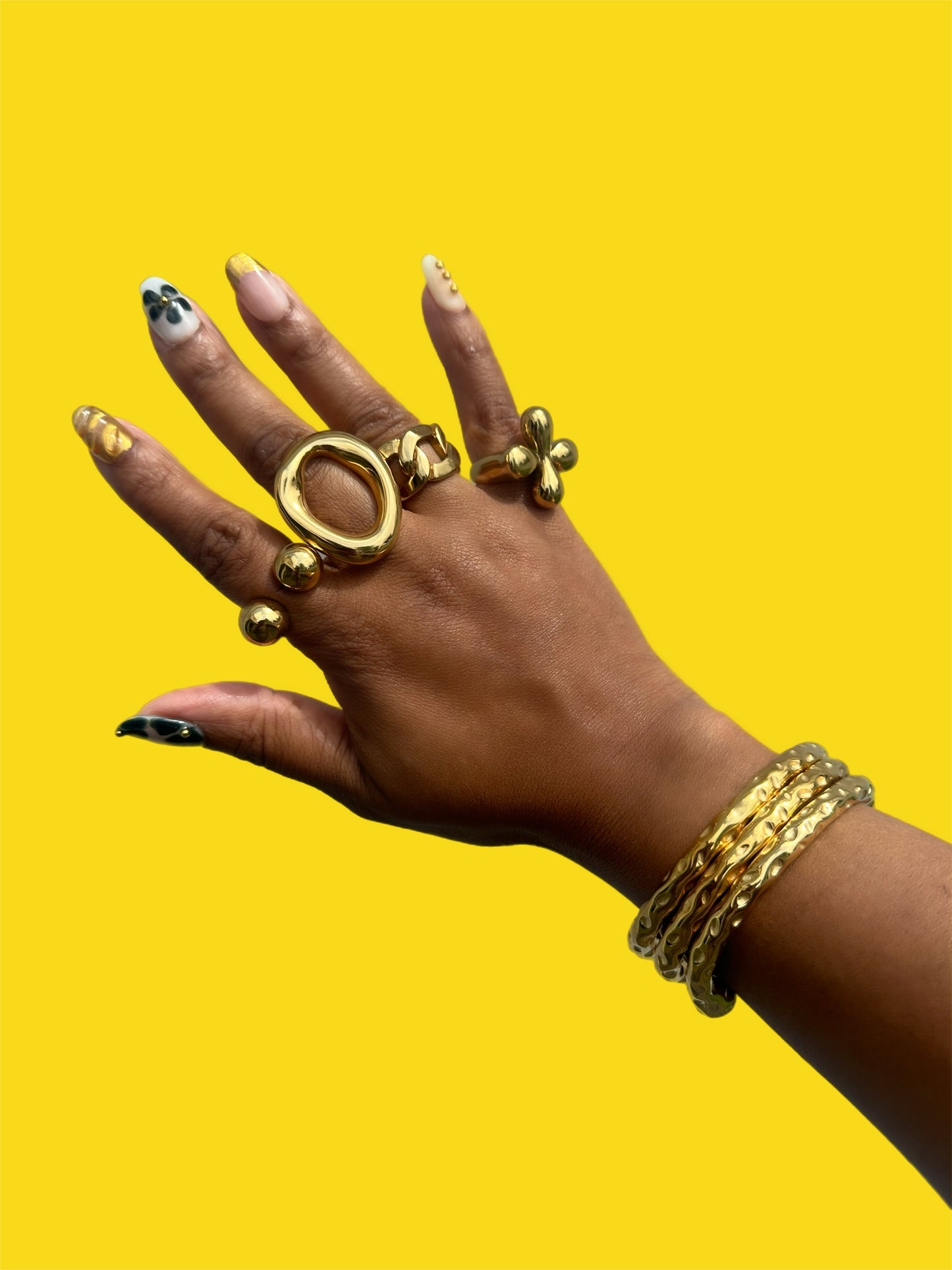 KM C Cuff - Gold