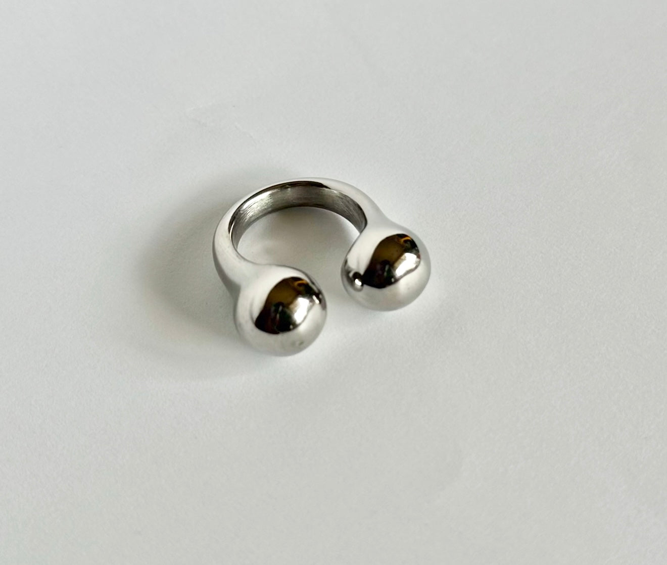 KM Balloon Ring Silver