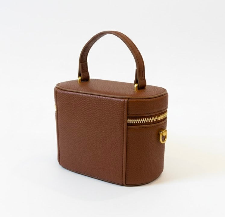 Mini Vanity Bag - Koffee Bean – Khloe Modhouse