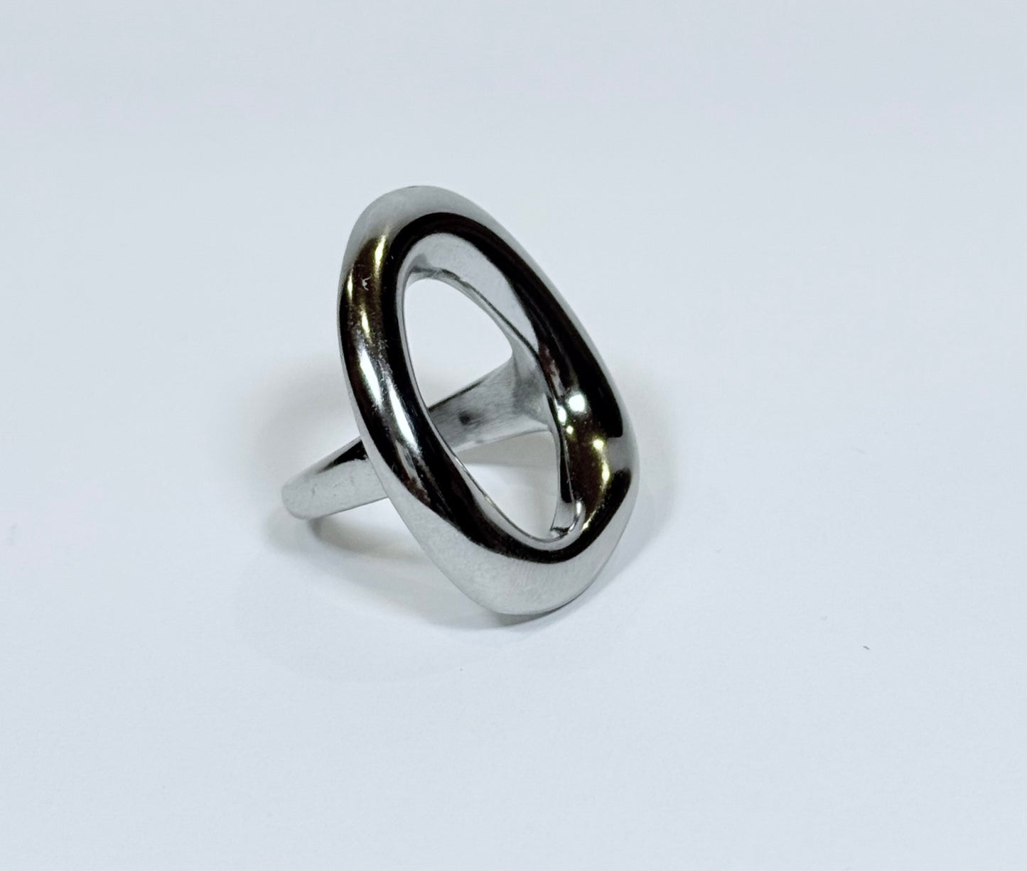 KM Olivia Oval Ring - silver