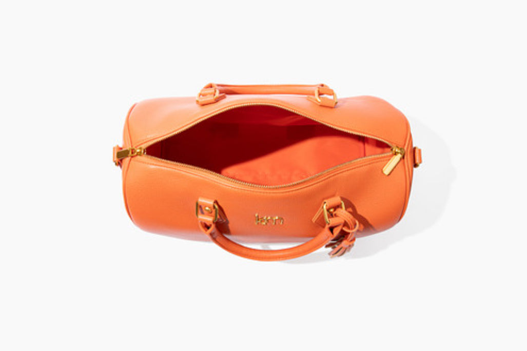 Boston Bag Large | Tangerine – Khloe Modhouse