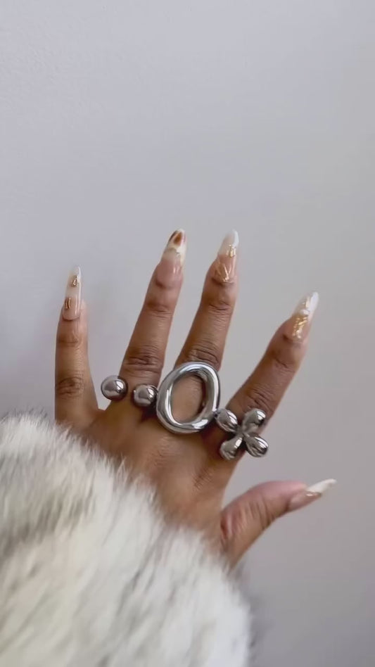 KM Kross Ring - Silver