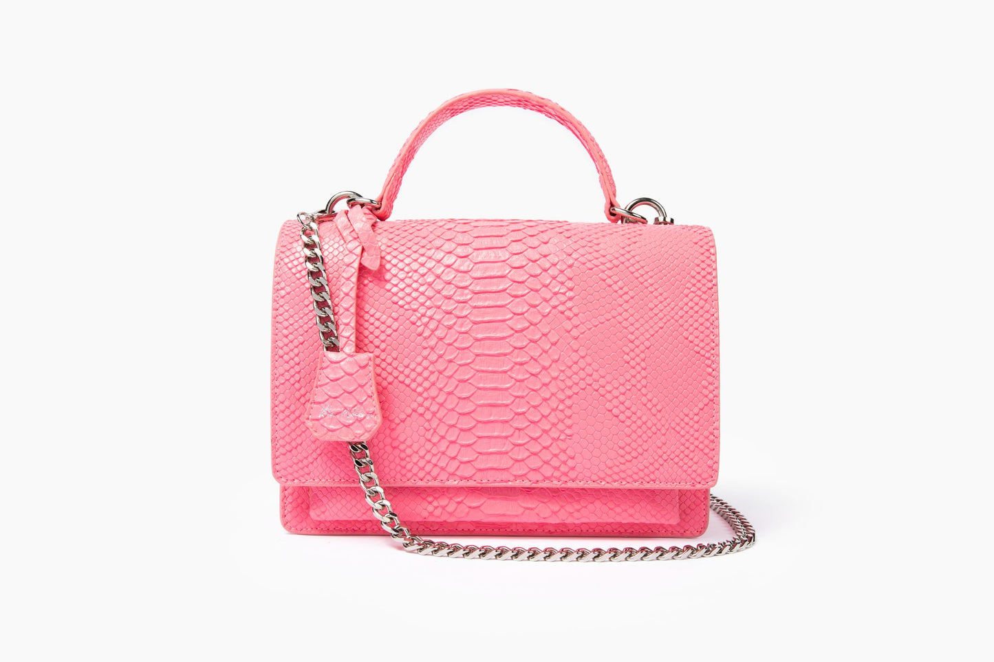 Medium Aubrey Flap Bag | Pink Rouge